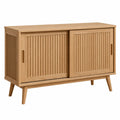 Sideboard aus Holz mit Schiebetüren 120x40x75 cm