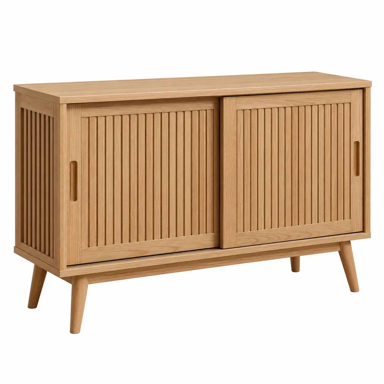 Sideboard aus Holz mit Schiebetüren 120x40x75 cm