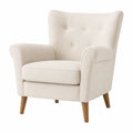 Sessel Textilgewebe Creme 75x80x90cm